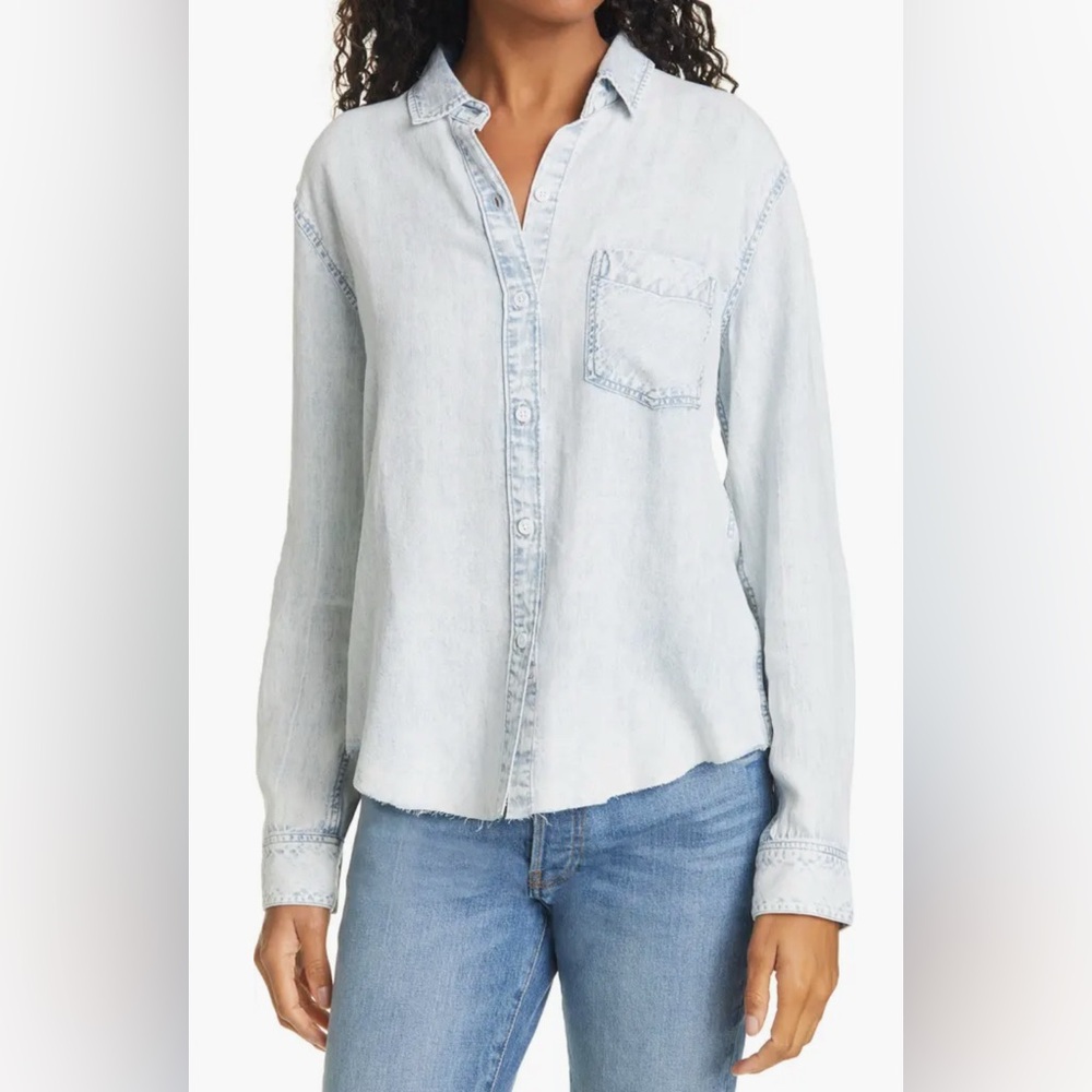 Rails Ingrid Raw Shirt in light vintage